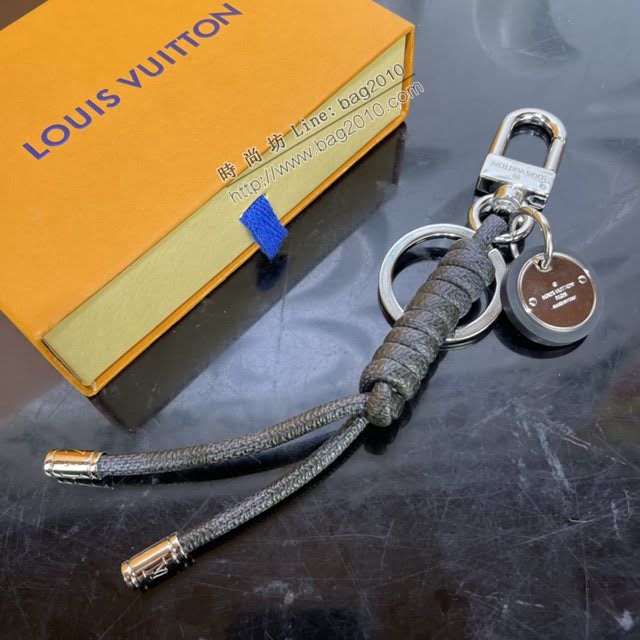 LOUIS VUITTON專櫃新款包包 路易威登LEATHER ROPE鑰匙扣 LV繩結包飾 M67224  ydh4058